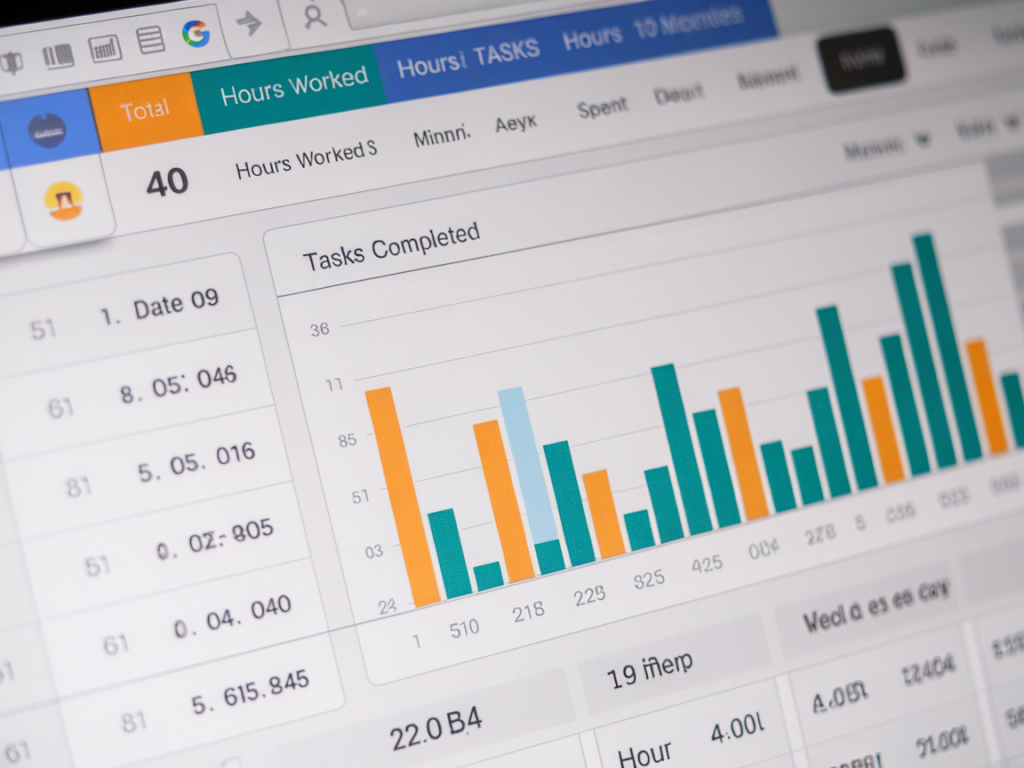 Construire un dashboard minimal dans google sheets pour mesurer votre productivité hebdomadaire en 10 minutes de mise à jour