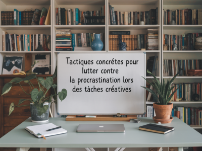 Tactiques concrètes pour lutter contre la procrastination lors des tâches créatives