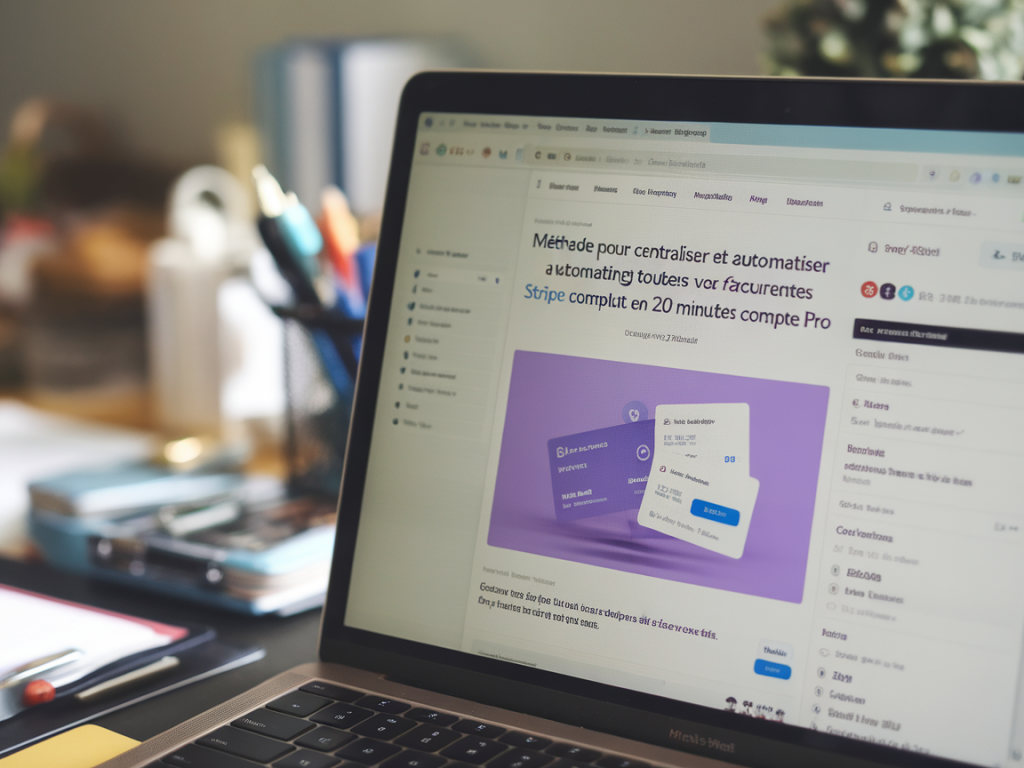 Méthode pour centraliser et automatiser toutes vos factures récurrentes (stripe, revolut, compte pro) en 20 minutes par mois
